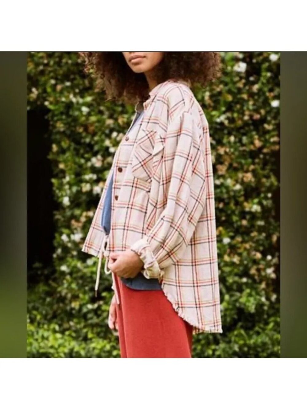 The GREAT. The Voyager Jacket in Canoe Plaid Size M